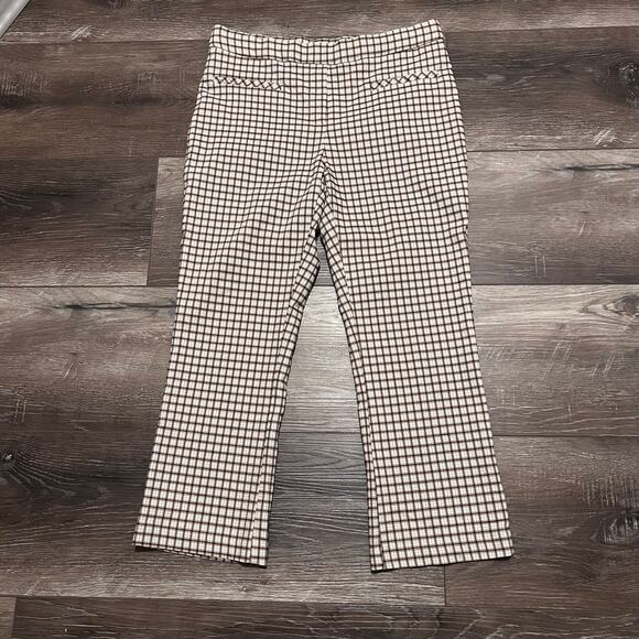 Jules & Leopold Women's Cropped plaid pants Size M - Picture 1 of 8